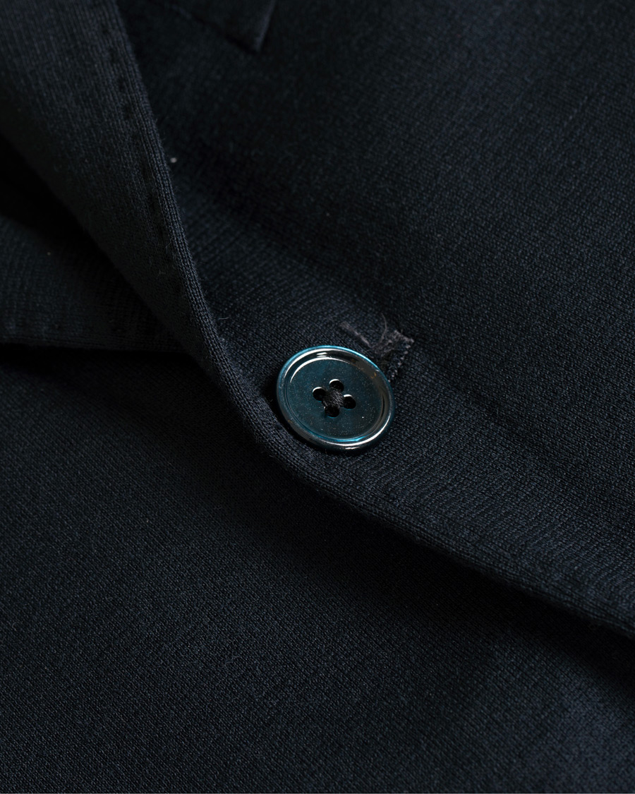 Homme | Blazers | Stenströms | Jersey Patch Pocket Blazer Navy