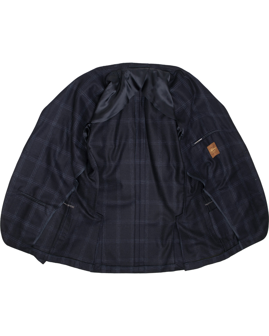 Homme | Blazers | Stenströms | Wool Glencheck Blazer Navy
