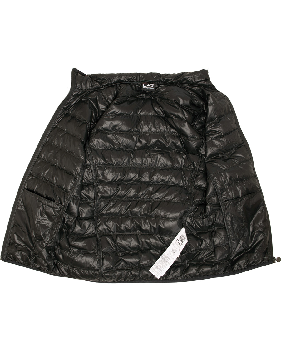 Homme | Manteaux Et Vestes | EA7 | Train Core Light Down Hoodie Jacket Black