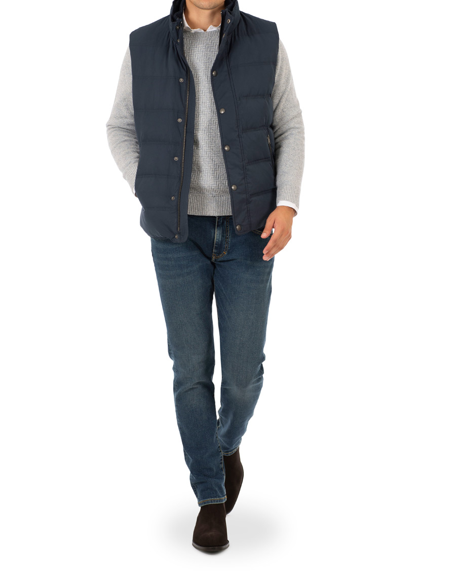Homme | Manteaux Et Vestes | Hackett | Classic Down Vest Navy