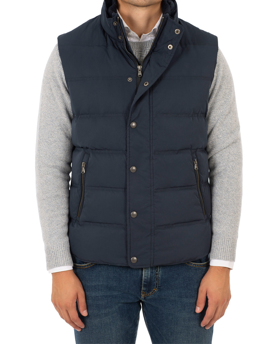 Homme | Manteaux Et Vestes | Hackett | Classic Down Vest Navy