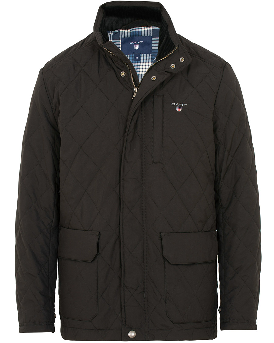 Heren | Jassen | GANT | The Quilted City Jacket Black