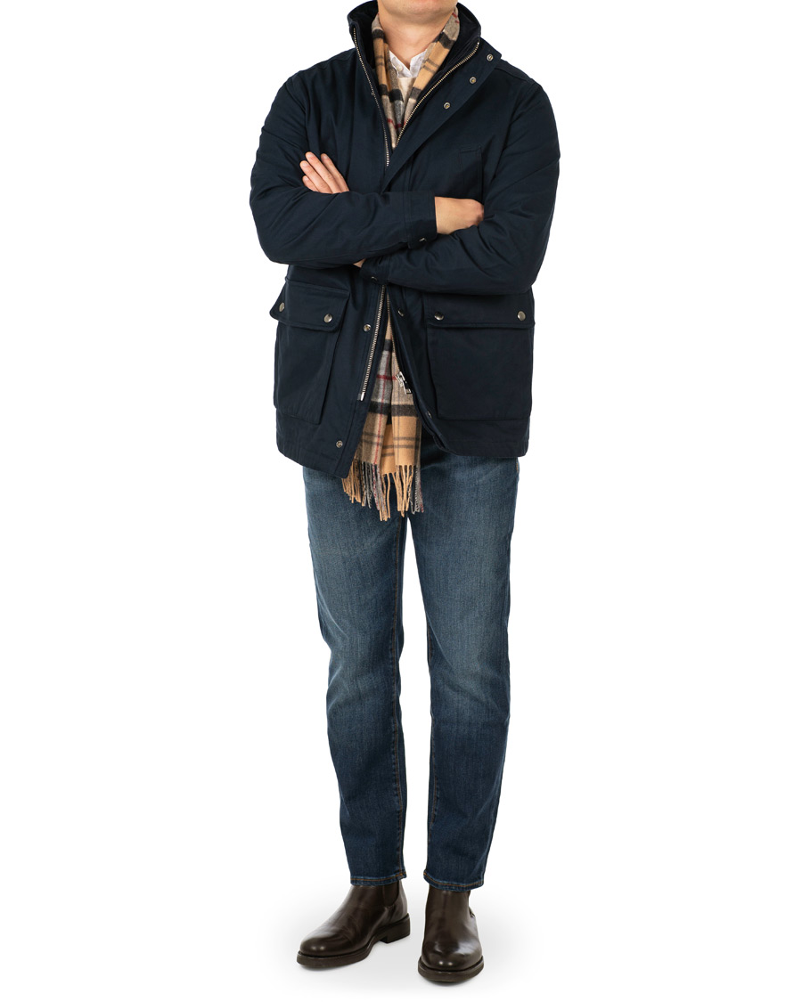 Homme | Manteaux Et Vestes | GANT | The Waxy Double Decker Jacket Marine