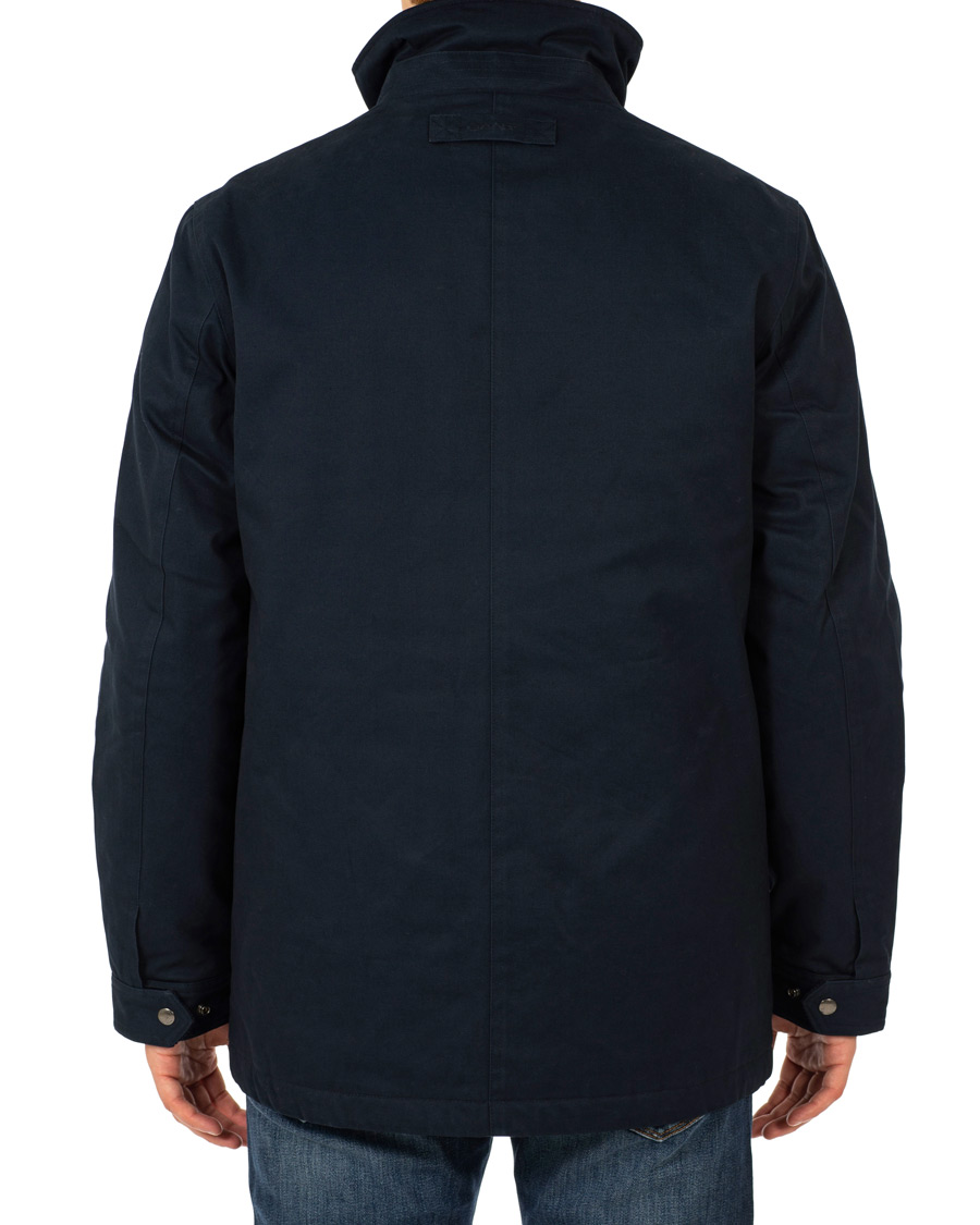 Homme | Manteaux Et Vestes | GANT | The Waxy Double Decker Jacket Marine