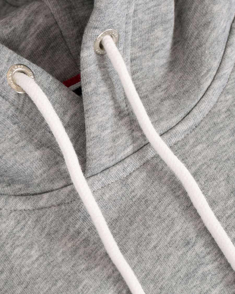 Homme | Pulls Et Tricots | GANT | Shield Hoodie Grey Melange