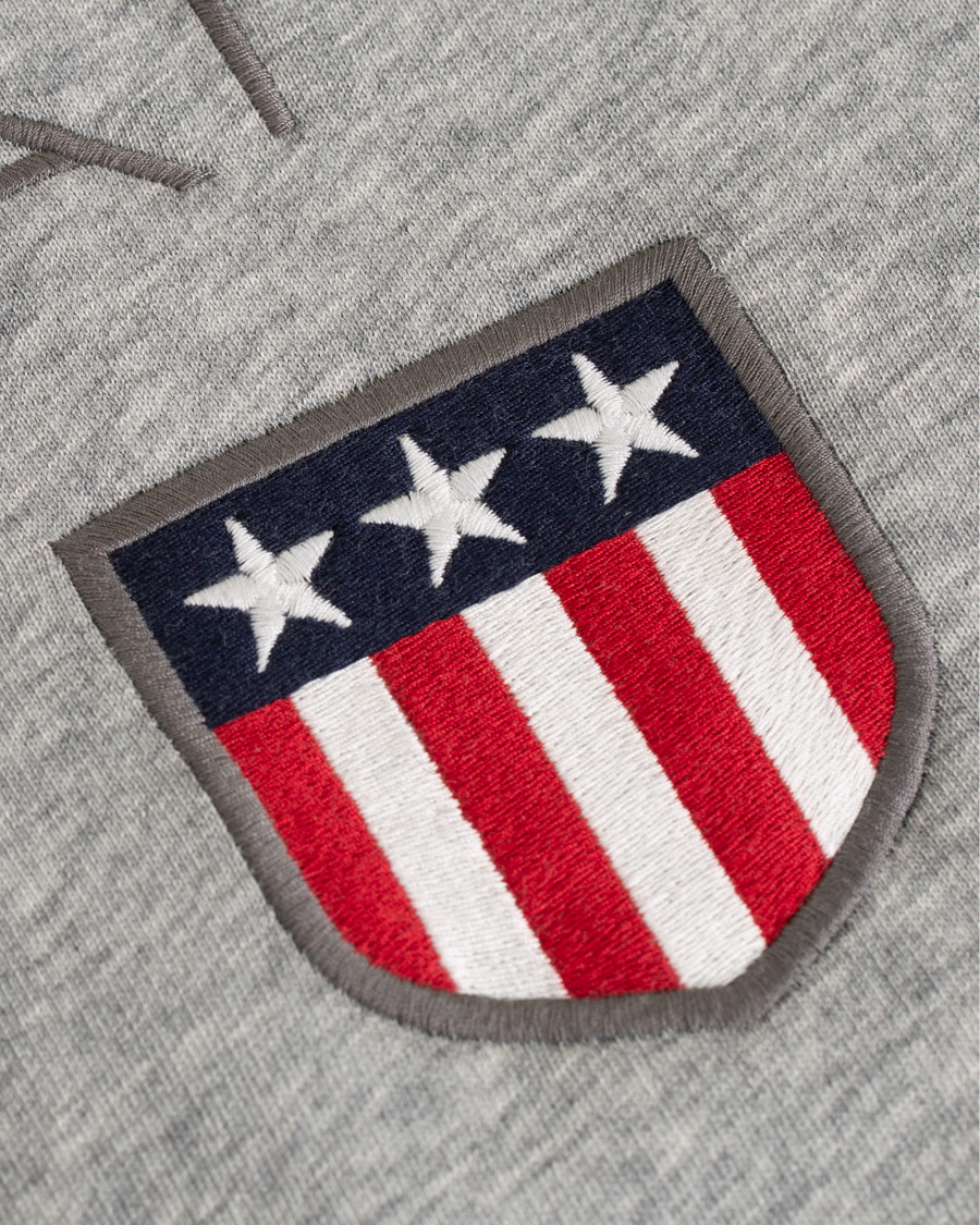 Homme | Pulls Et Tricots | GANT | Shield Hoodie Grey Melange
