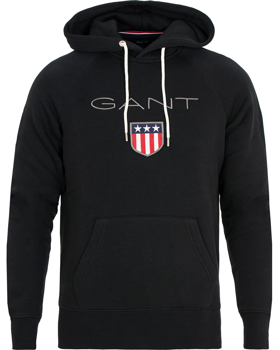 Heren | Truien | GANT | Shield Hoodie Black