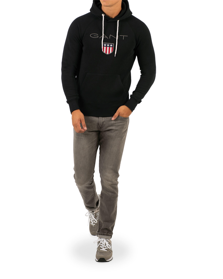 Heren | Truien | GANT | Shield Hoodie Black