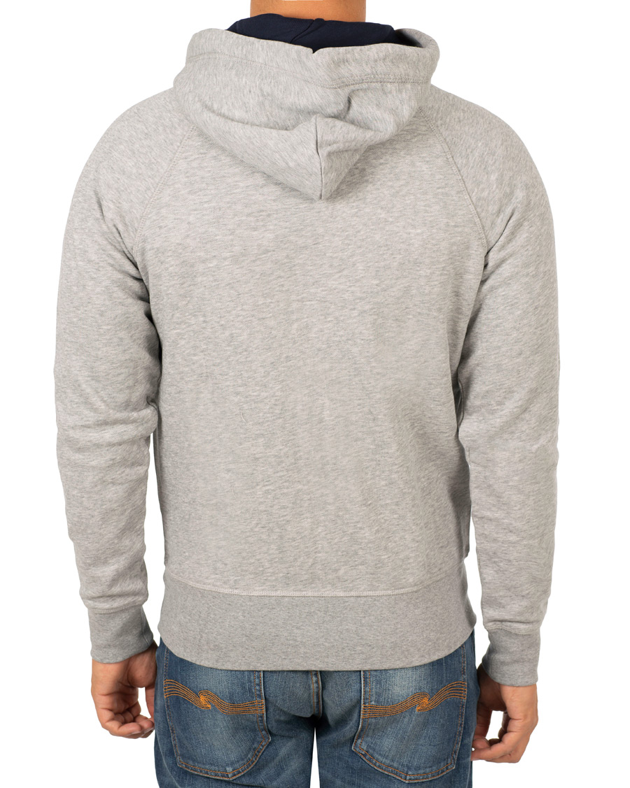 Heren | Truien | GANT | The Original Full Zip Hoodie Grey Melange