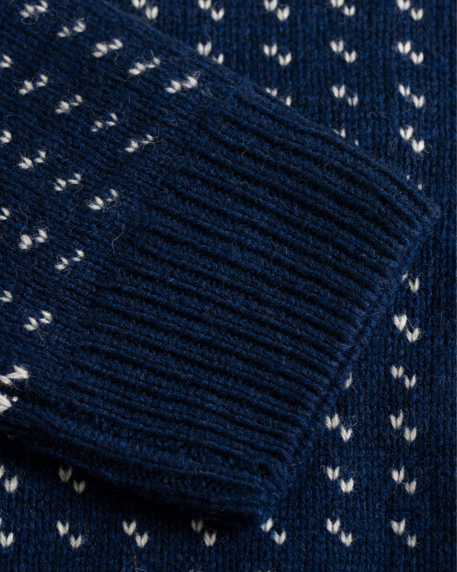 Homme | Pulls Et Tricots | GANT | Holiday FairIsle Crew Neck Evening Blue