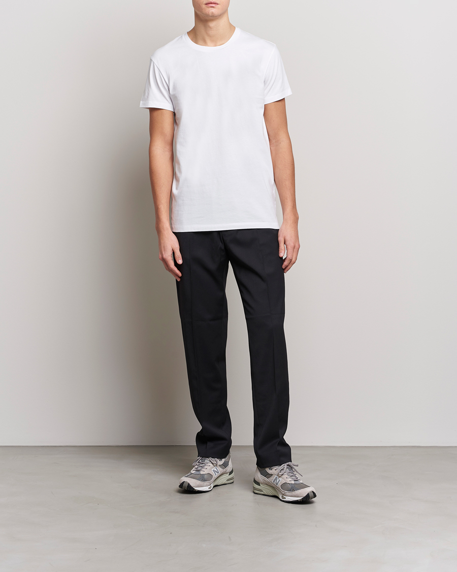 Heren | T-shirts | Samsøe Samsøe | Kronos Crew Neck Tee White