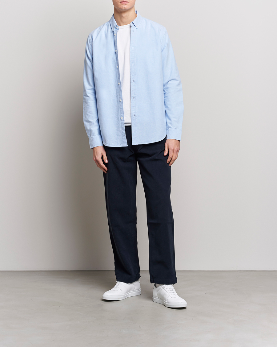 Homme | Chemises | Samsøe Samsøe | Liam Button Down Shirt Light Blue