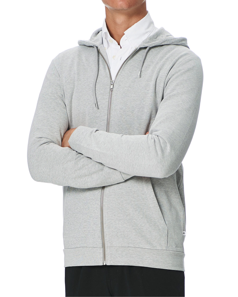 Homme | Pulls Et Tricots | Samsøe Samsøe | Samsøe & Samsøe Enno Full Zip Hoodie Light Grey Melange