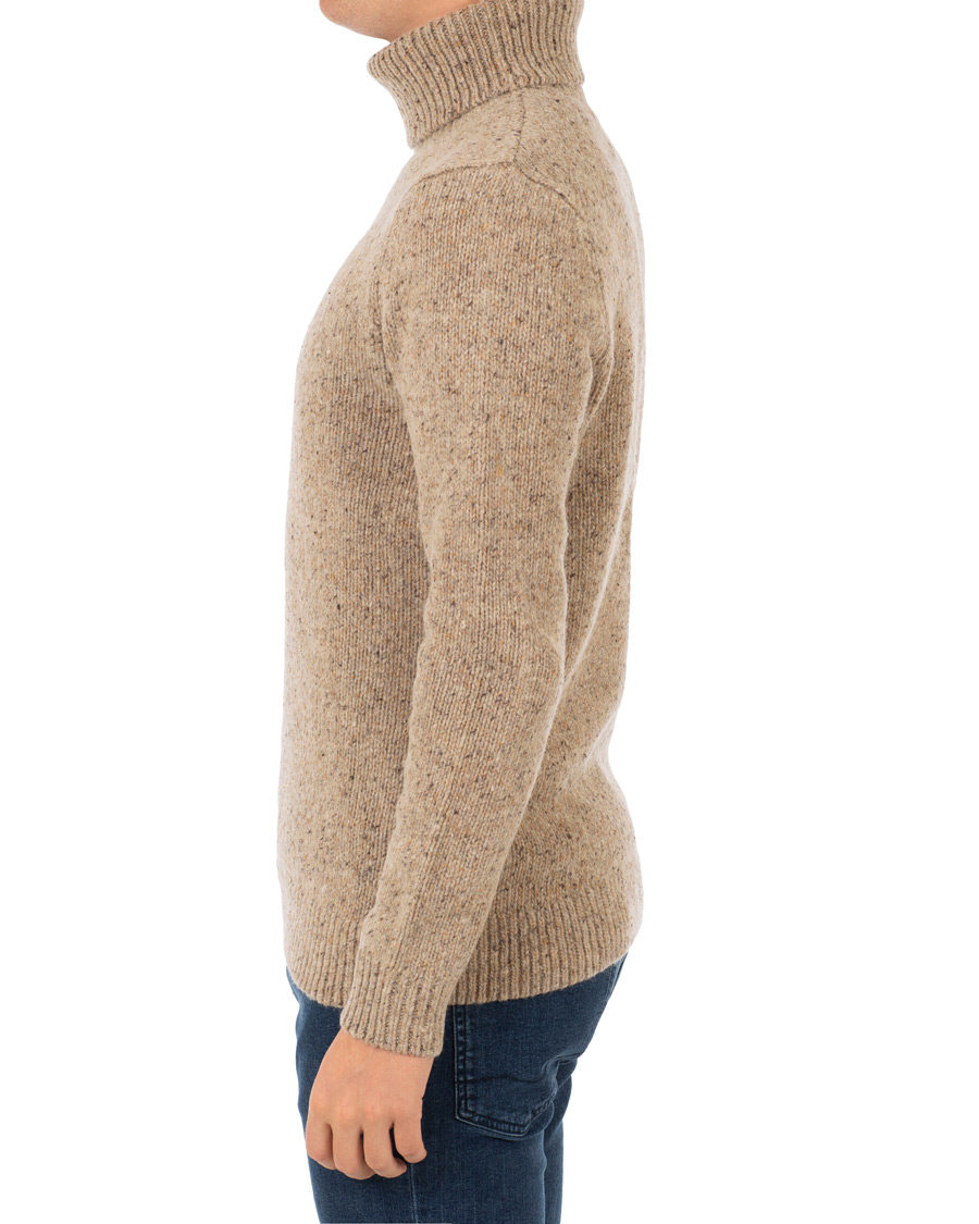 Homme | Pulls Et Tricots | Samsøe Samsøe | Samsøe & Samsøe Nino Wool/Silk Donegal Rollneck Timber Wolf Melange