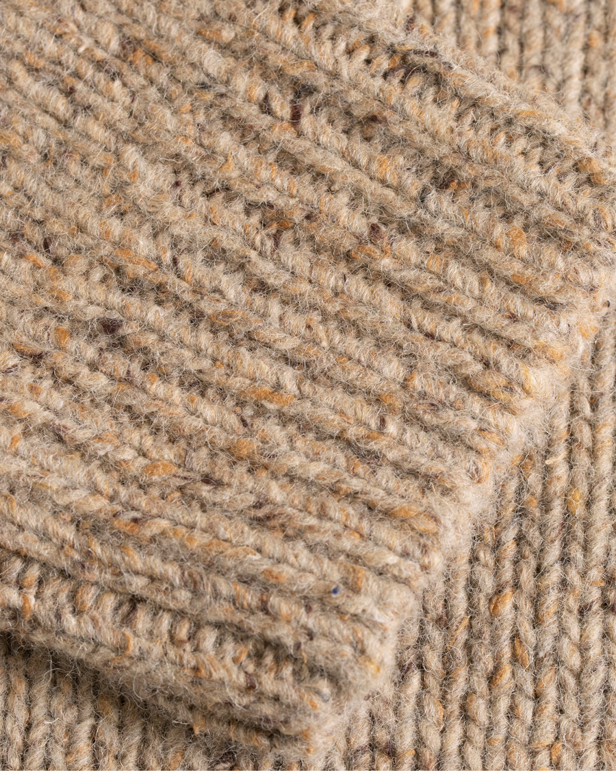 Homme | Pulls Et Tricots | Samsøe Samsøe | Samsøe & Samsøe Nino Wool/Silk Donegal Rollneck Timber Wolf Melange