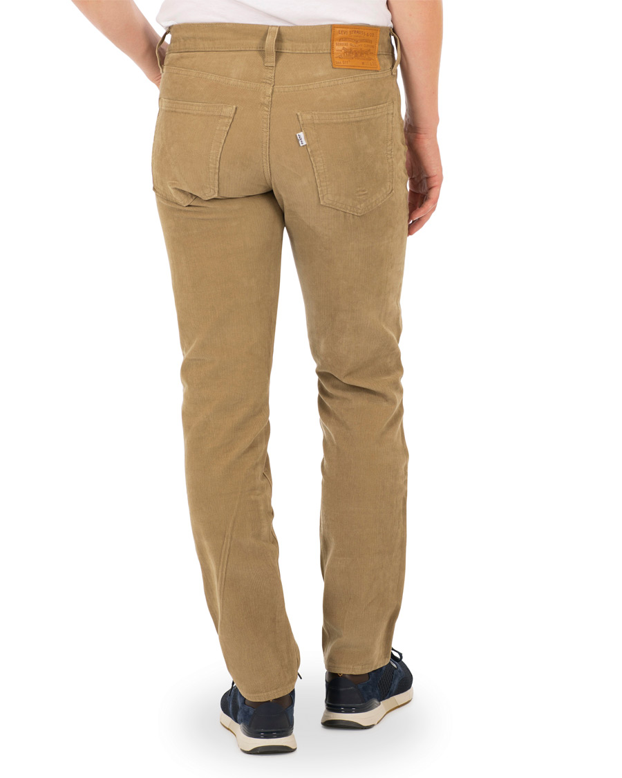 Heren | Broeken | Levi's | 511 Slim Fit Corduroy Pants Brown