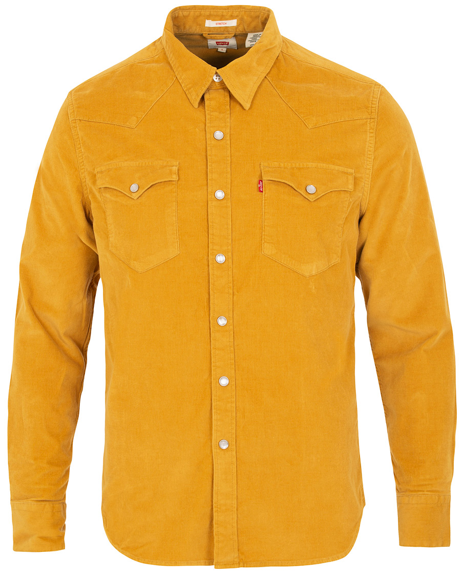 Homme | Chemises | Levi's | Barstow Western Corduroy Shirt Yellow