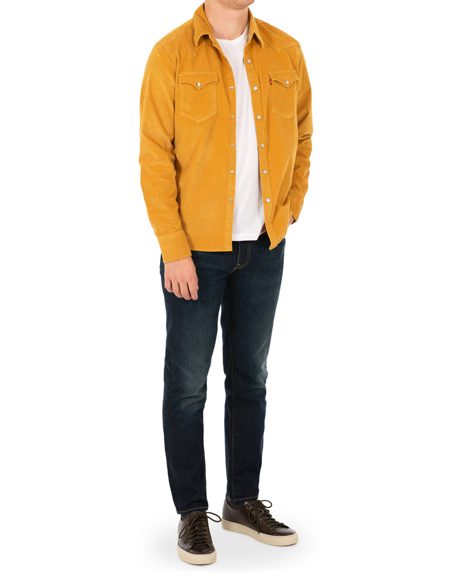 Homme | Chemises | Levi's | Barstow Western Corduroy Shirt Yellow