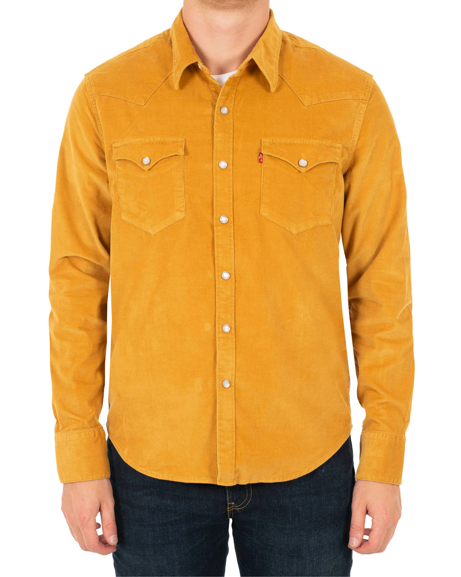 Homme | Chemises | Levi's | Barstow Western Corduroy Shirt Yellow