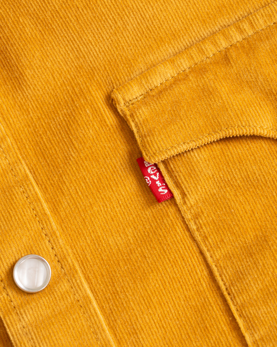 Homme | Chemises | Levi's | Barstow Western Corduroy Shirt Yellow