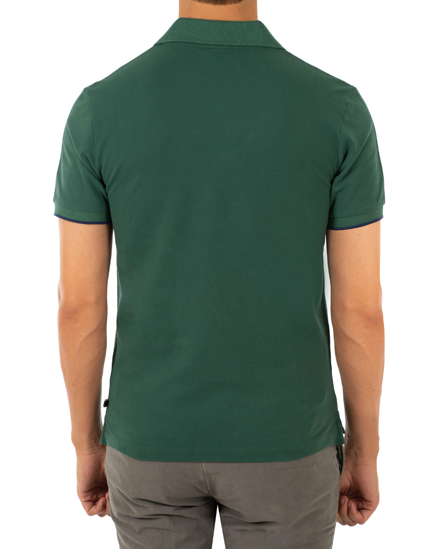 Homme | Polos | Jacob Cohën | Cotton Stretch Polo Green