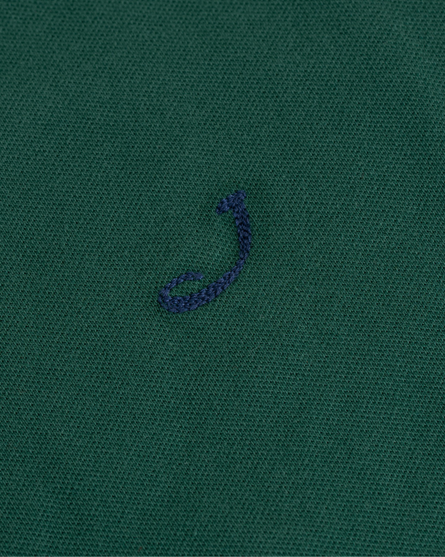 Homme | Polos | Jacob Cohën | Cotton Stretch Polo Green