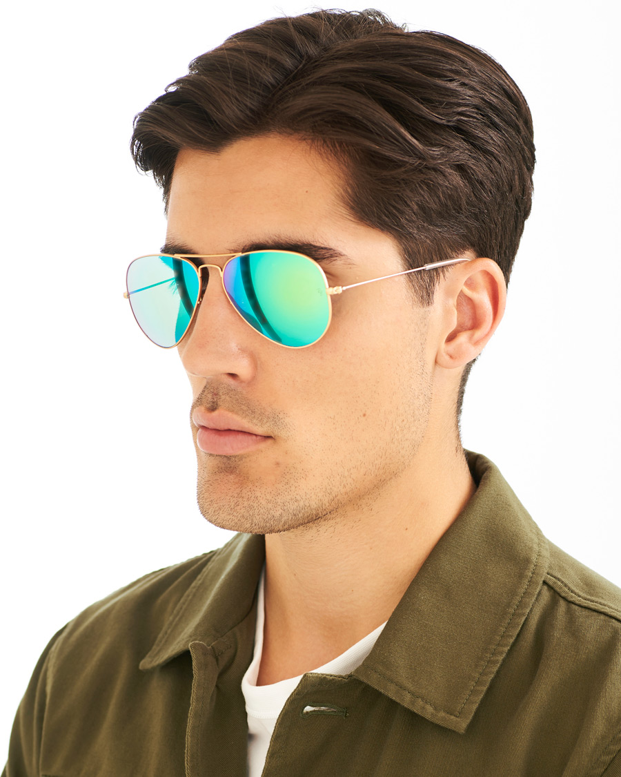 Homme | Lunettes De Soleil | Ray-Ban | 0RB3025 Sunglasses Multi Mirror Green