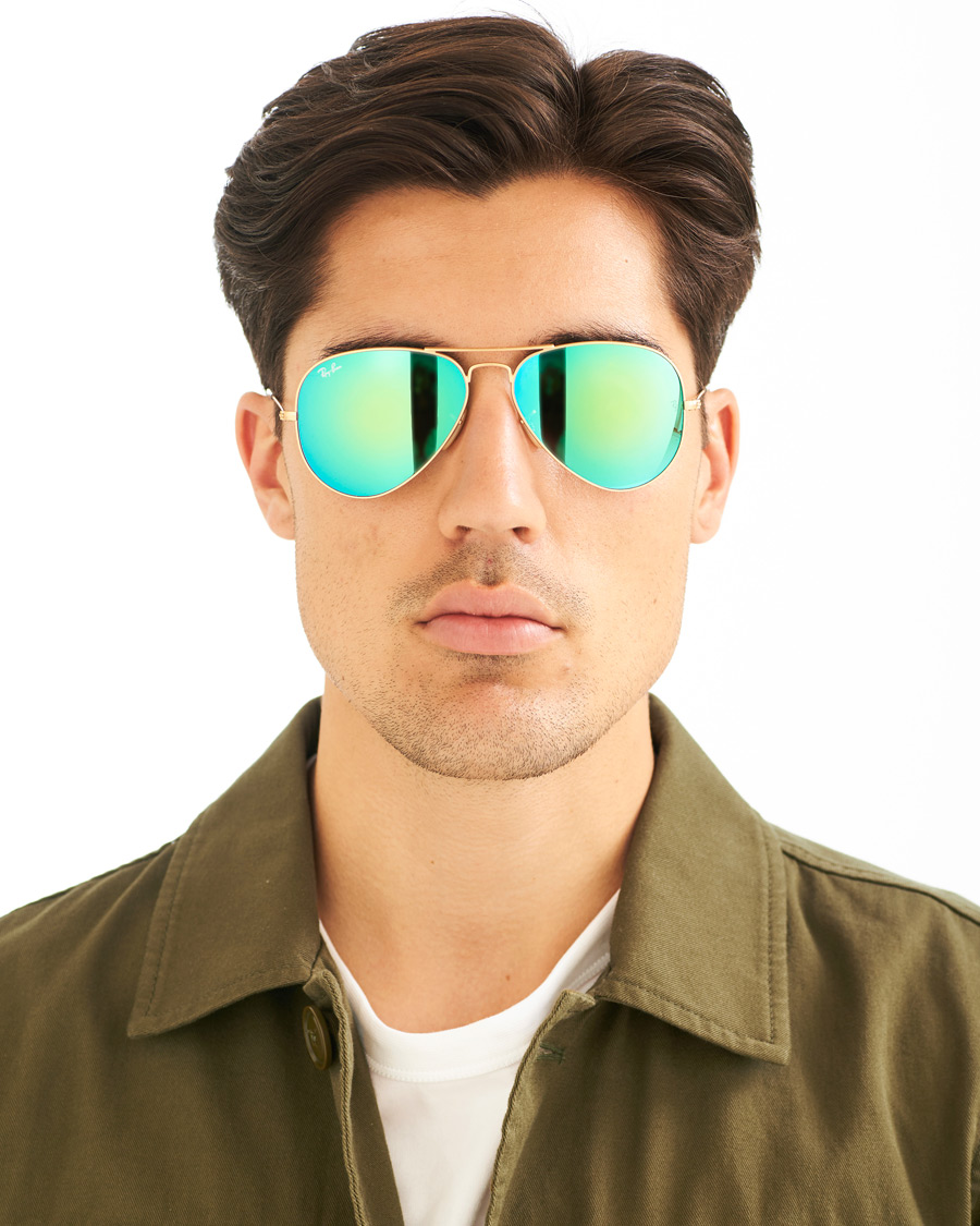 Homme | Lunettes De Soleil | Ray-Ban | 0RB3025 Sunglasses Multi Mirror Green