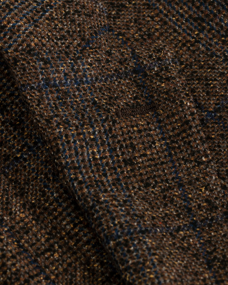 Homme | Blazers | Boglioli | K Jacket Wool Glencheck Blazer Brown