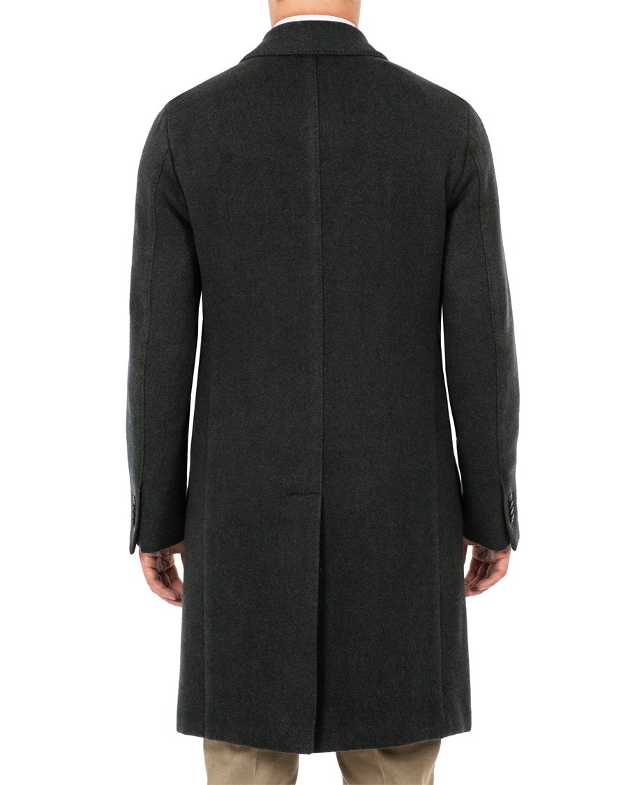 Homme | Manteaux Et Vestes | Boglioli | K Jacket Garment Dyed Wool Cashmere Coat Green