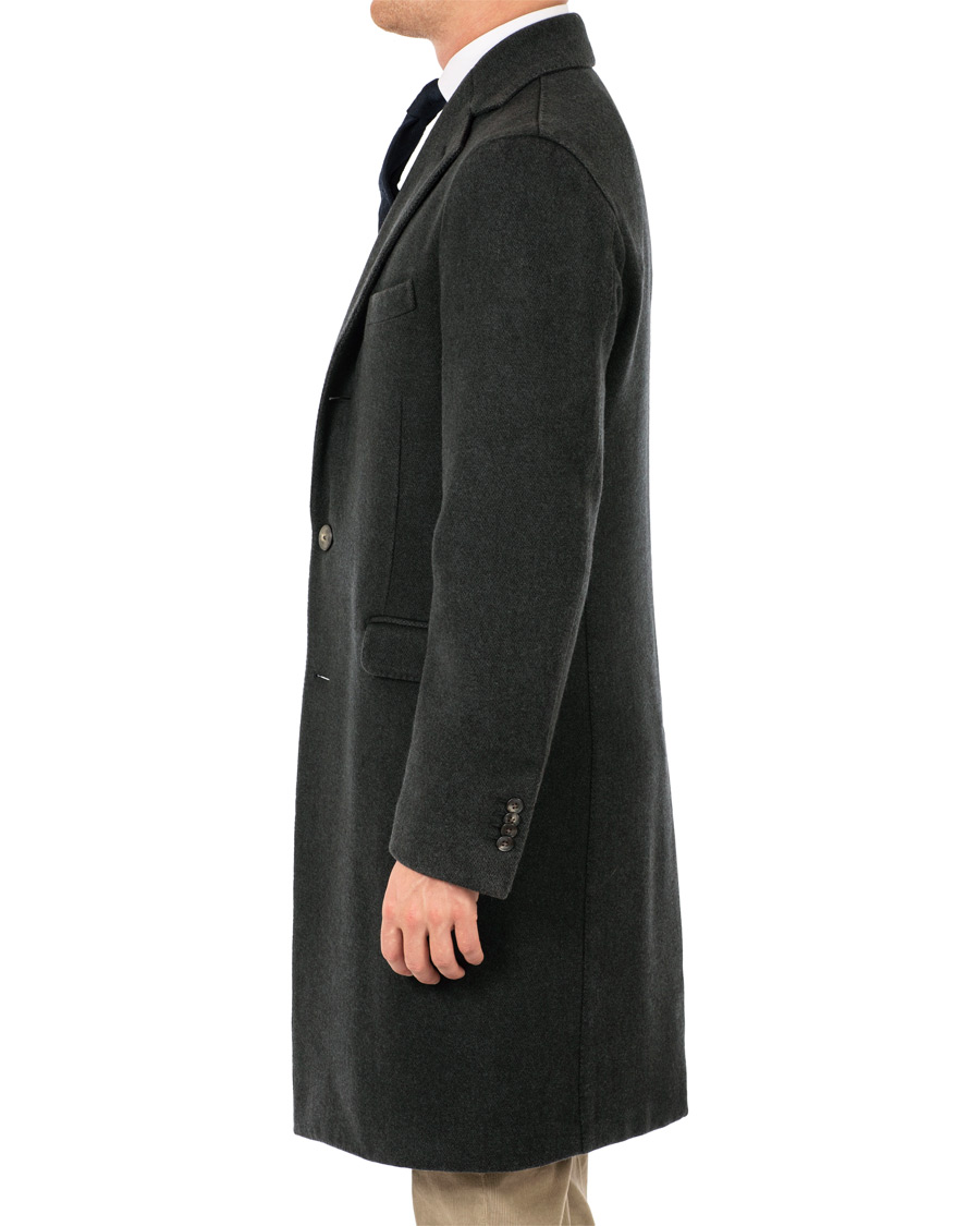 Homme | Manteaux Et Vestes | Boglioli | K Jacket Garment Dyed Wool Cashmere Coat Green