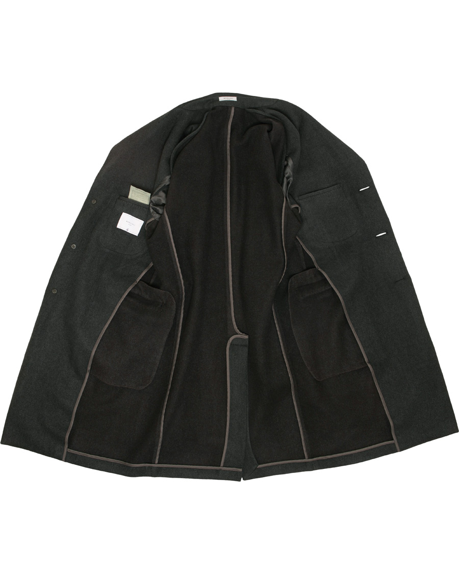 Homme | Manteaux Et Vestes | Boglioli | K Jacket Garment Dyed Wool Cashmere Coat Green