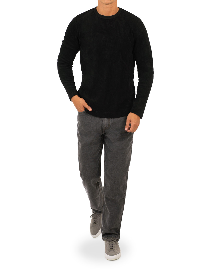 Heren | Truien | Our Legacy | Long Sleeve Terry Sweat Black