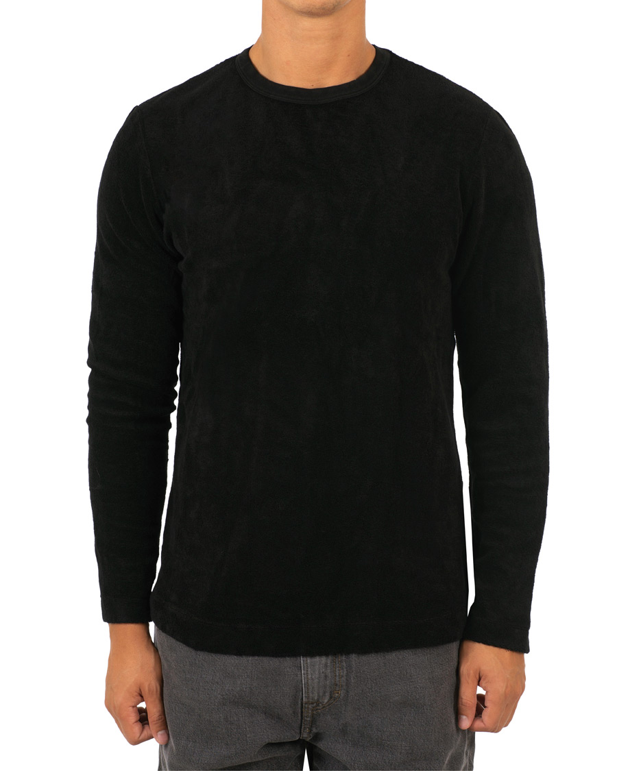 Heren | Truien | Our Legacy | Long Sleeve Terry Sweat Black