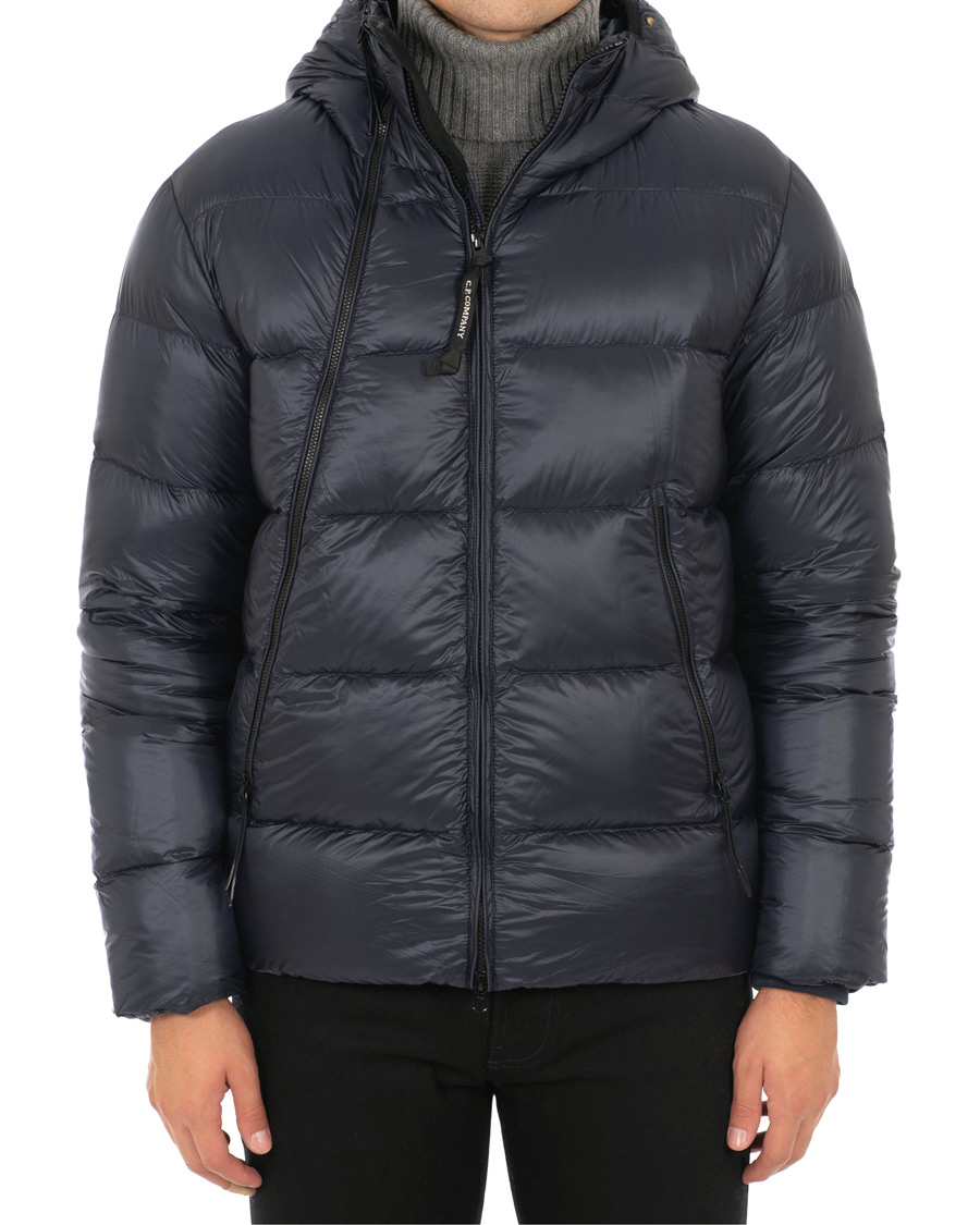 Homme | Manteaux Et Vestes | C.P. Company | Down Hooded Jacket Navy