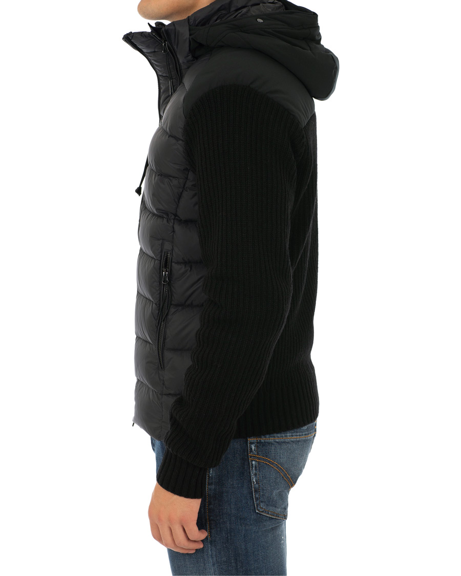 Heren | Jassen | C.P. Company | Knitted Hybrid Jacket Black
