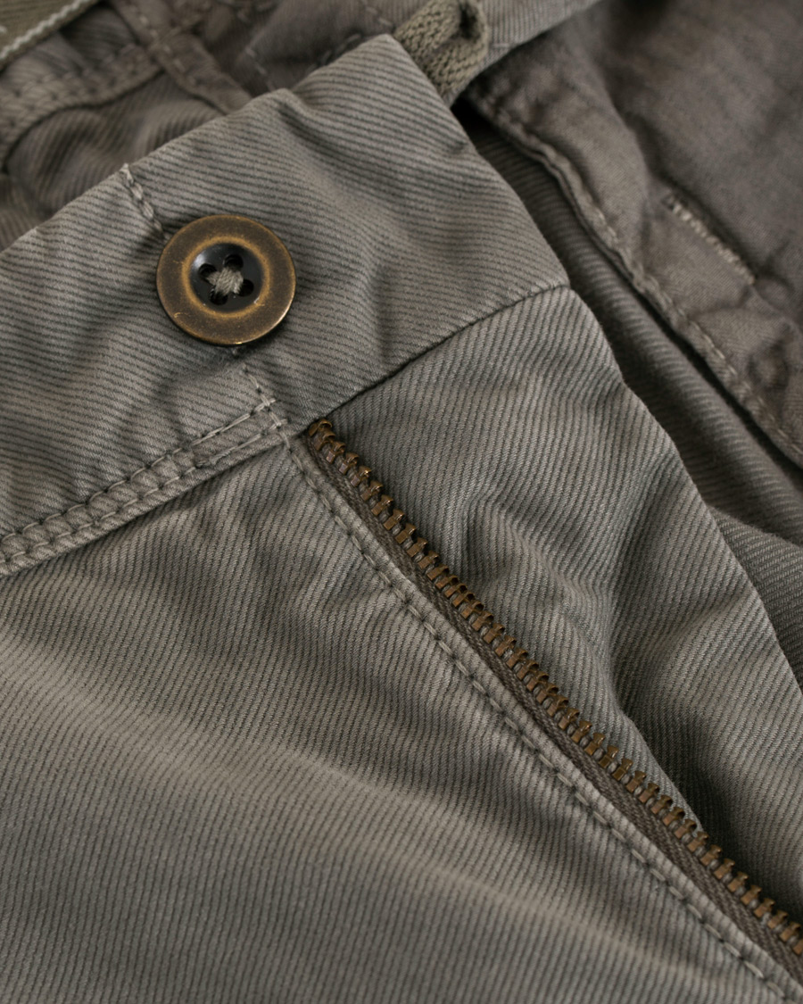 Heren | Broeken | Incotex | Slim Fit Garment Dyed Washed Slacks Grey