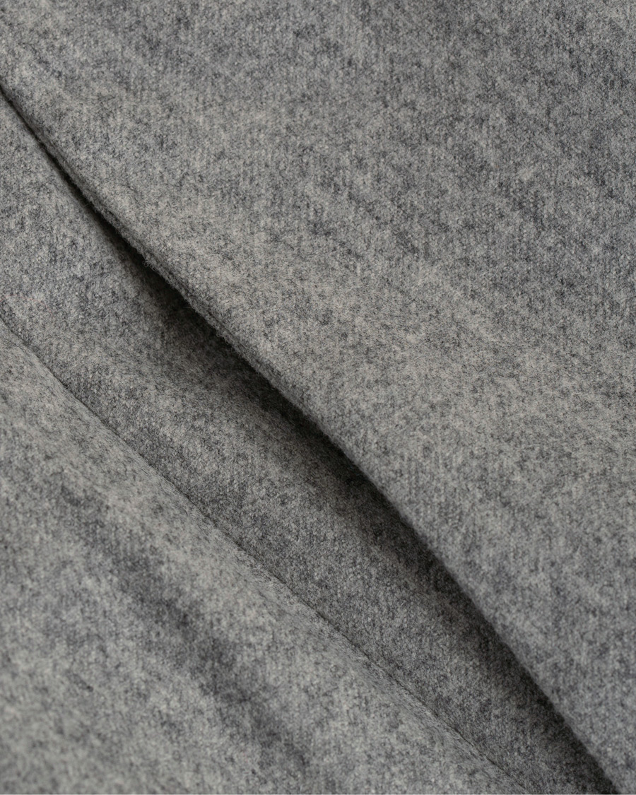 Homme | Pantalons | Incotex | Super 100's Flannel Trousers Light Grey