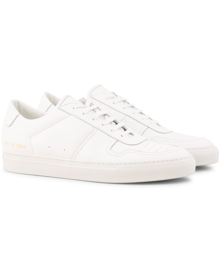 Homme | Common Projects B Ball Sneakers White Calf | Common Projects | B Ball Sneakers White Calf