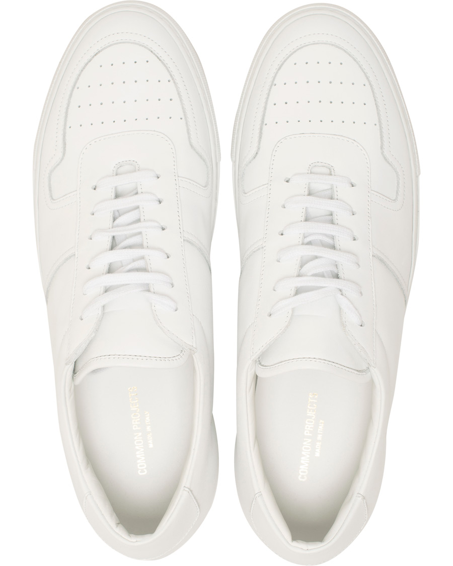 Homme | Common Projects B Ball Sneakers White Calf | Common Projects | B Ball Sneakers White Calf