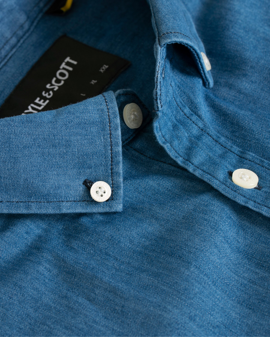 Homme | Chemises | Lyle & Scott | Denim Shirt Light Indigo