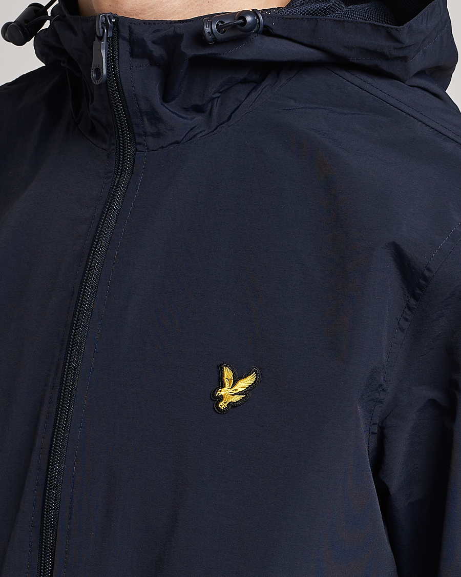 Heren | Jassen | Lyle & Scott | Zip Through Hooded Jacket Dark Navy