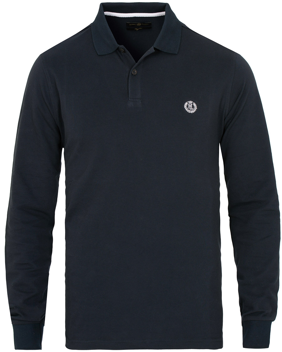 Heren | Truien | Henri-Lloyd | Henri Lloyd Musburry Regular Long Sleeve Polo Navy