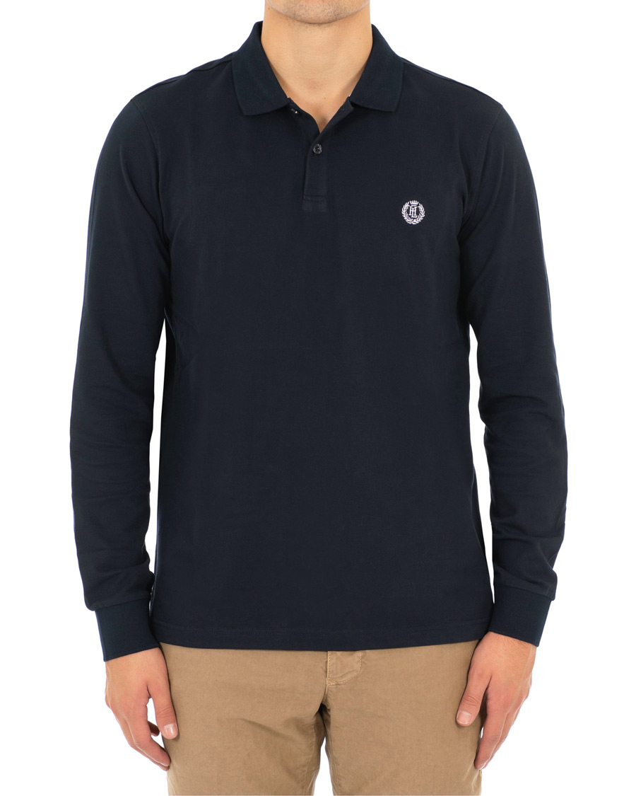 Heren | Truien | Henri-Lloyd | Henri Lloyd Musburry Regular Long Sleeve Polo Navy