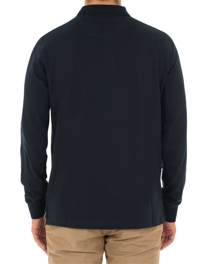 Heren | Truien | Henri-Lloyd | Henri Lloyd Musburry Regular Long Sleeve Polo Navy