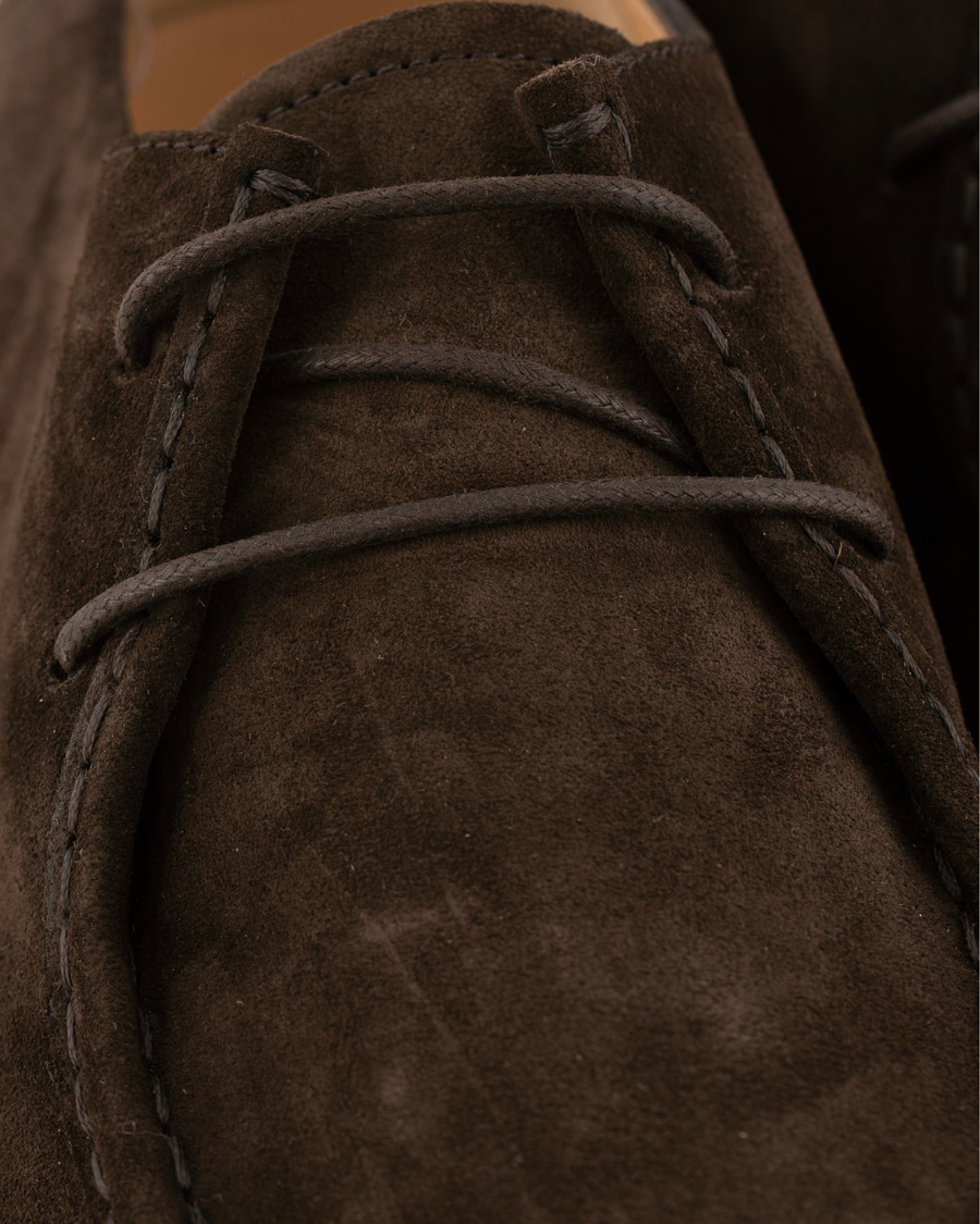 Homme | Tod's Norwegian Welted Crepe Sole Derby Brown Suede | Tod's | Norwegian Welted Crepe Sole Derby Brown Suede