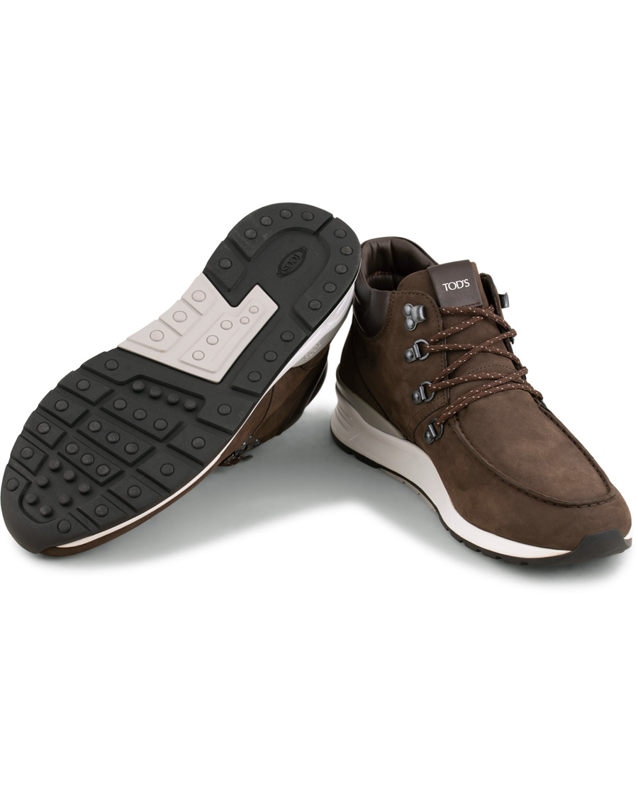 Homme | Tod's Sportivo Hiking Boot Dark Brown Nubuck | Tod's | Sportivo Hiking Boot Dark Brown Nubuck