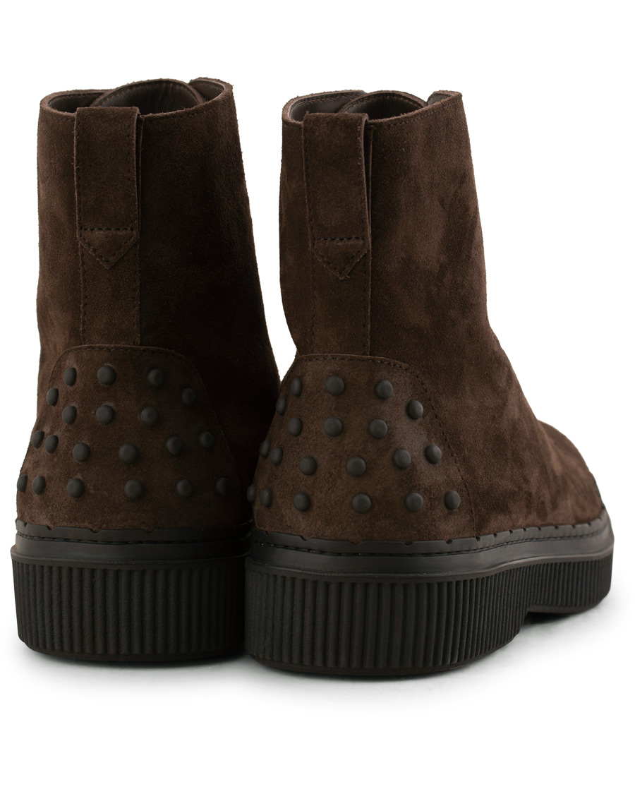 Homme | Tod's Winter Gommino Field Boot Marrone Suede | Tod's | Winter Gommino Field Boot Marrone Suede