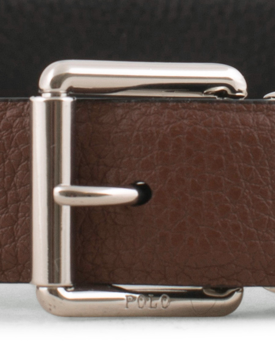 Homme | Polo Ralph Lauren Reversible Leather Dress Belt Black/Brown | Polo Ralph Lauren | Reversible Leather Dress Belt Black/Brown