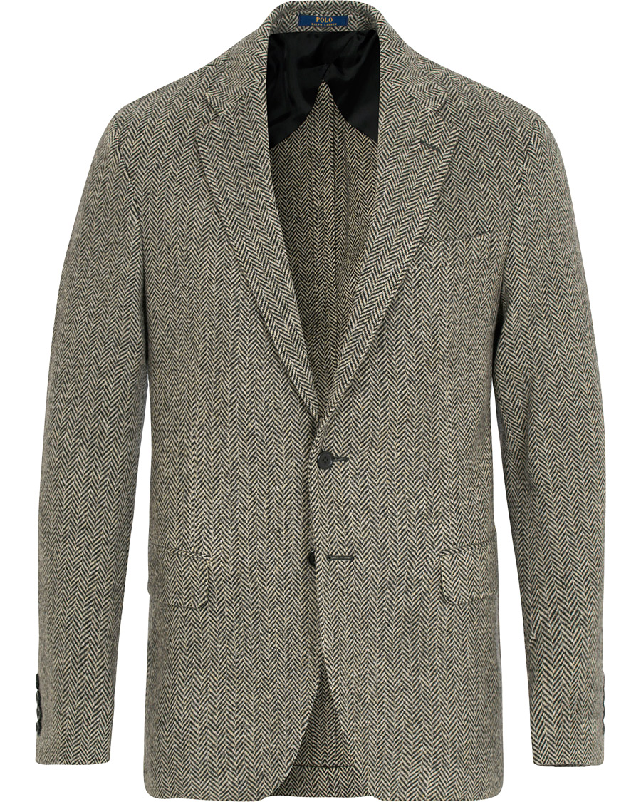 Homme | Blazers | Polo Ralph Lauren | Morgan Herringbone Blazer Black/Cream